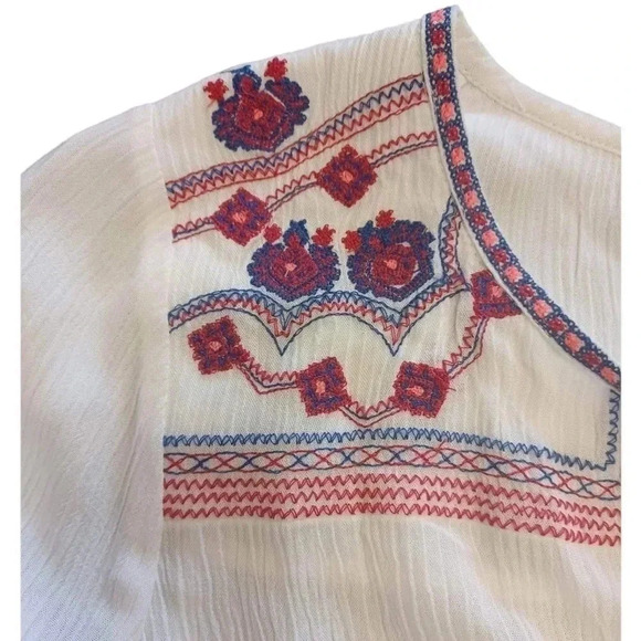 Daniel  Rainn Boho Peasant Top Blouse Size Small - Picture 6 of 9